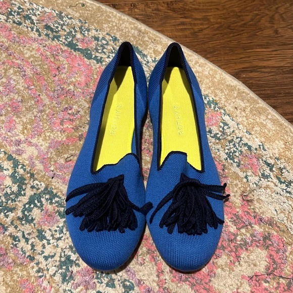 NEW Rothys Merino Wool Tassel slip on loafer - Picture 3 of 4